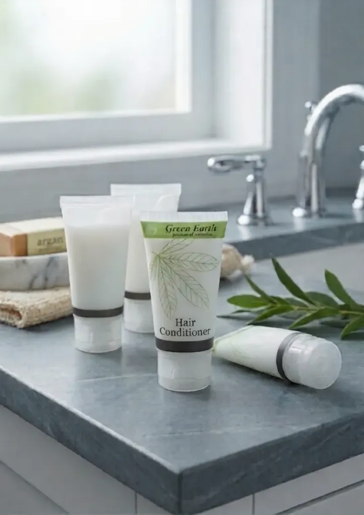 30 ml Hair conditioner shampoo, Hotel Guest room amenities, travel-friendly toiletries