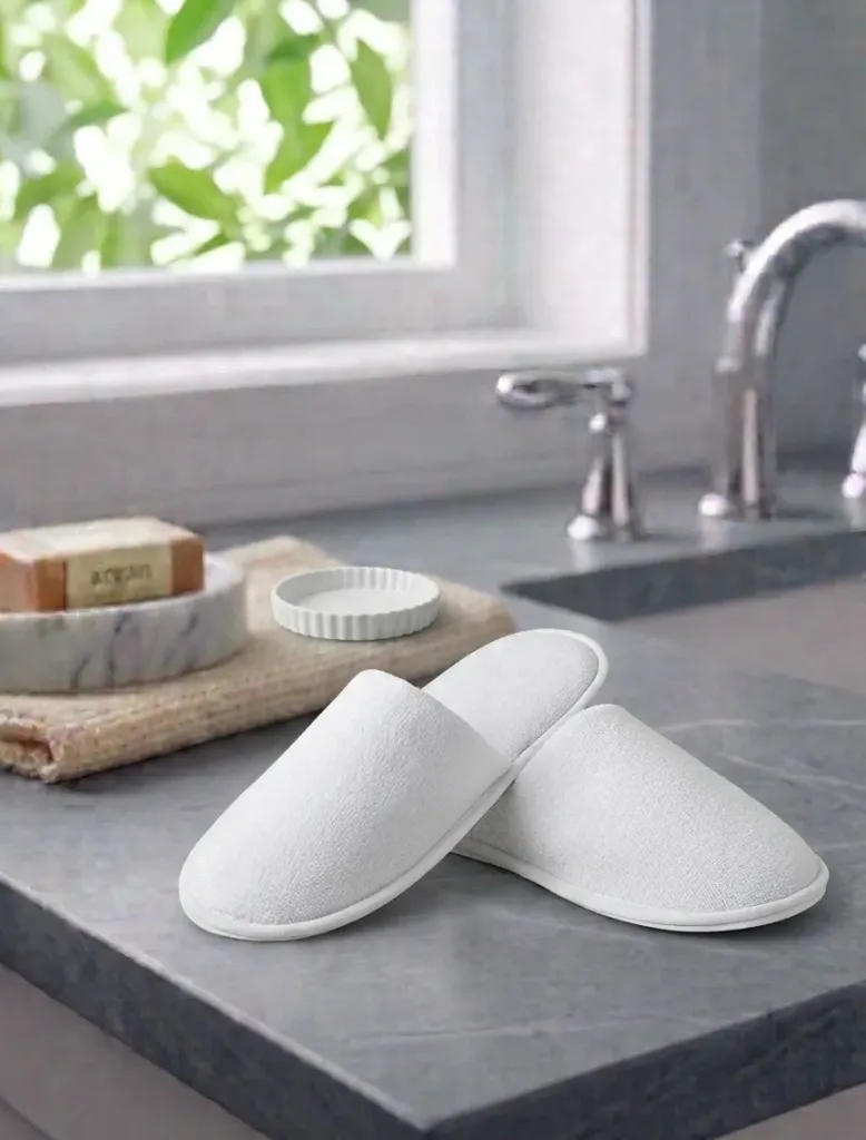 Terry Closed-Toe Slipper