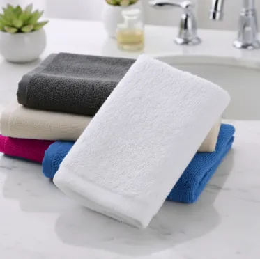 Solid Color Borderless Face Towels – 100% Cotton, 600 GSM, Available in Vibrant Colors,  Soft and Highly Absorbent