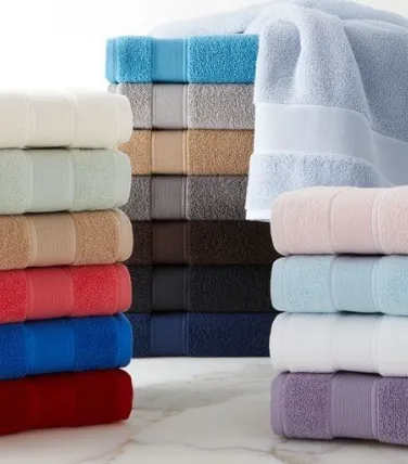 Solid Color Border Face Towels – 100% Cotton, 600 GSM, Available in Vibrant Colors, Soft and Highly Absorbent