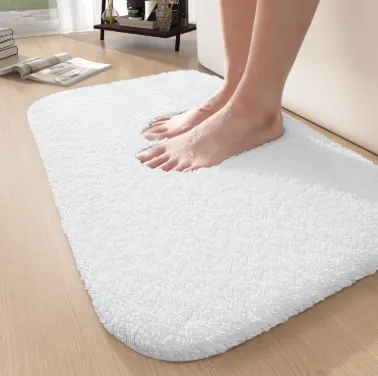 Anti-Slip Bath Rug – 100% Cotton, 1800 GSM, Luxuriously Soft, Highly Absorbent,  and Machine Washable