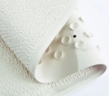 Anti-Slip Bath Rubber Mat: White, High-quality, Water-Resistant with Strong Suction Cups for  Secure Grip and Safety