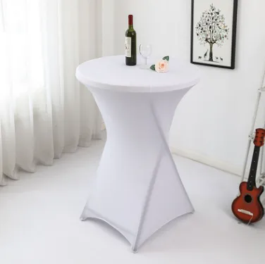 Spandex Stretch Cocktail Tablecloth – Multiple Stylish Shades