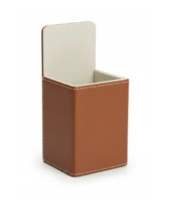 Leather Pen & Stationery Holder