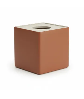 Leather Square Tissue Box