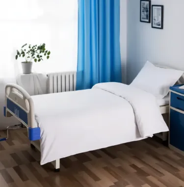 Hospital Pure White Polycotton Duvet Cover in Thread Counts options 144-300 &  Various Sizes for Ultimate Comfort.