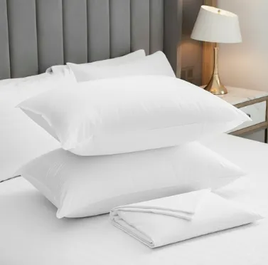 Pure White 100% Cotton Pillow Covers – Available in 300 Thread Counts and Multiple Sizes