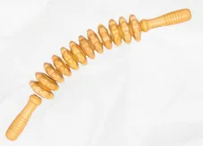12-Wheel Wood Therapy Roller